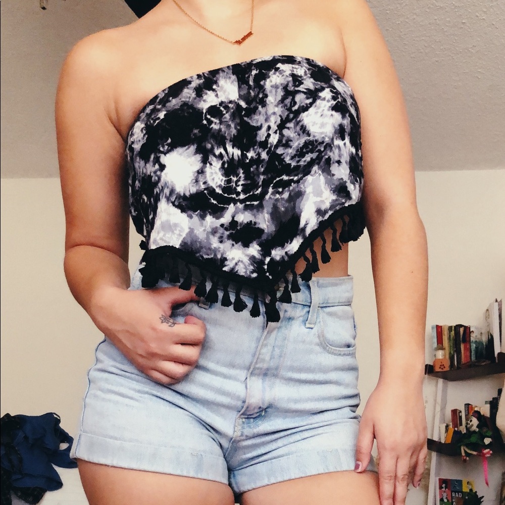 Tie dye crop top